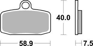Гальмівні колодки Renthal RC-1 Works Brake Pads, Sintered BP-117 фото