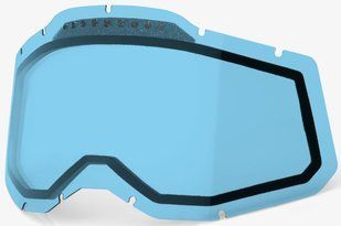 Лінза 100% RC2/AC2/ST2 Dual Vented Lens [Blue], Dual Blue Lens 59082-00004 фото