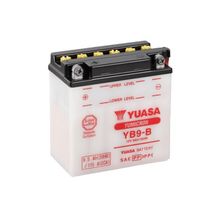 Мото аккумулятор Yuasa 12V 9,5Ah YuMicron Battery YB9-B(сухозаряжений) YB9-B фото