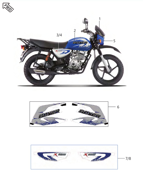 Ветровое стекло Bajaj Boxer PF181209 фото