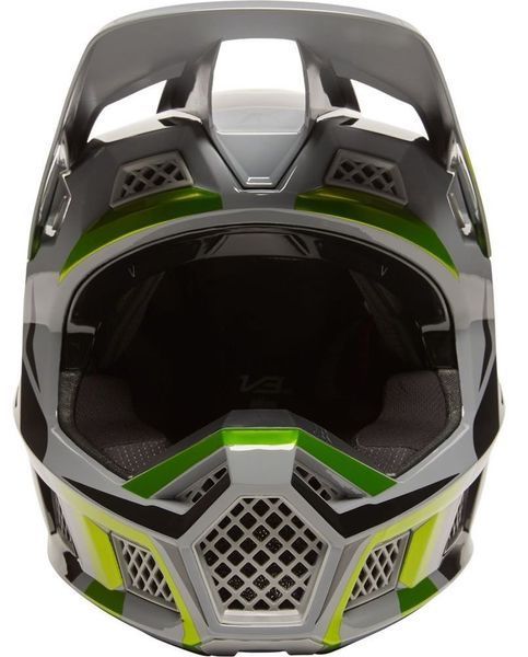 Шолом FOX V3 RS HELMET - MIRER [Flo Yellow], L 28026-130-L фото