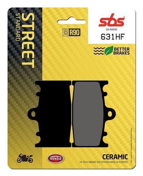 Тормозные колодки SBS Standard Brake Pads, Ceramic 631HF фото
