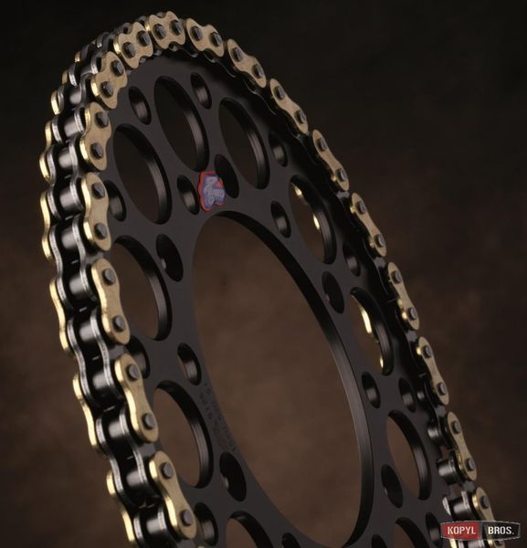 Ланцюг Renthal R3-3 Chain - 520 [Gold], 520-116L / Seal Ring C414 фото