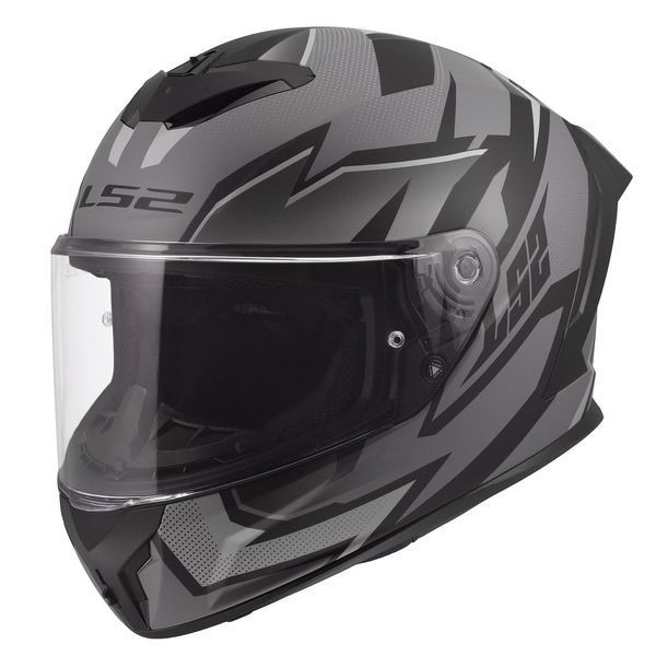 Мотошлем LS2 FF820 Rapid 3 Xtrem Matt Black Grey XS 168201165XS фото