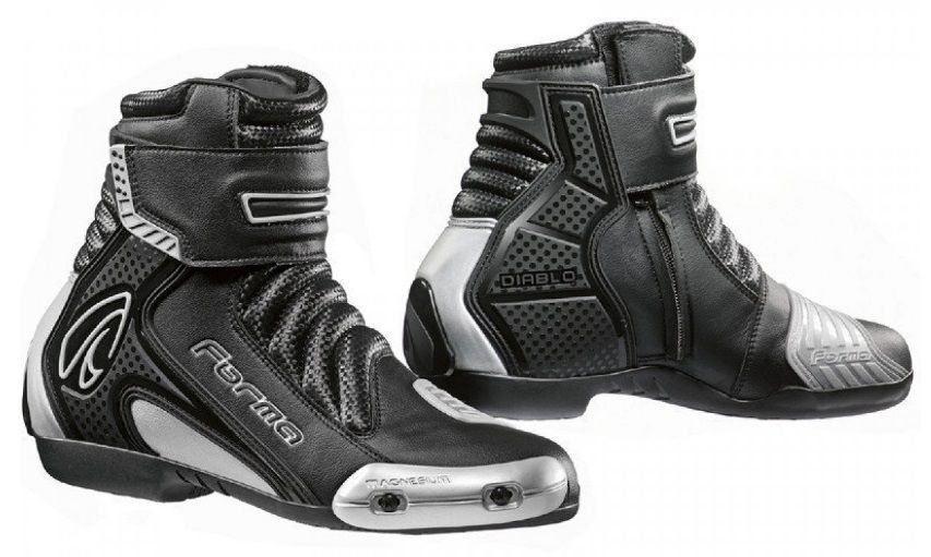 Мотоботи FORMA DIABLO 38 FORV120-9914 black/silver 38 фото
