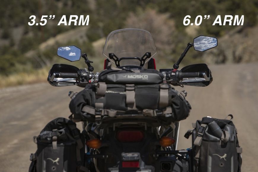 Дзеркало Doubletake Adventure 6.0"arm, одне DTM-DA6.0 фото