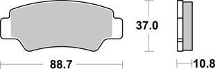 Тормозные колодки SBS Upgrade Brake Pads, EVO Sinter/Sinter 987PSI фото