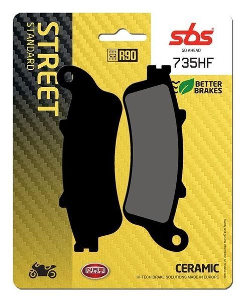 Тормозные колодки SBS Standard Brake Pads, Ceramic 735HF фото