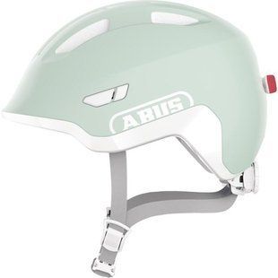 Велошолом дитячий ABUS SMILEY 3.0 ACE LED pure mint M 380297 фото