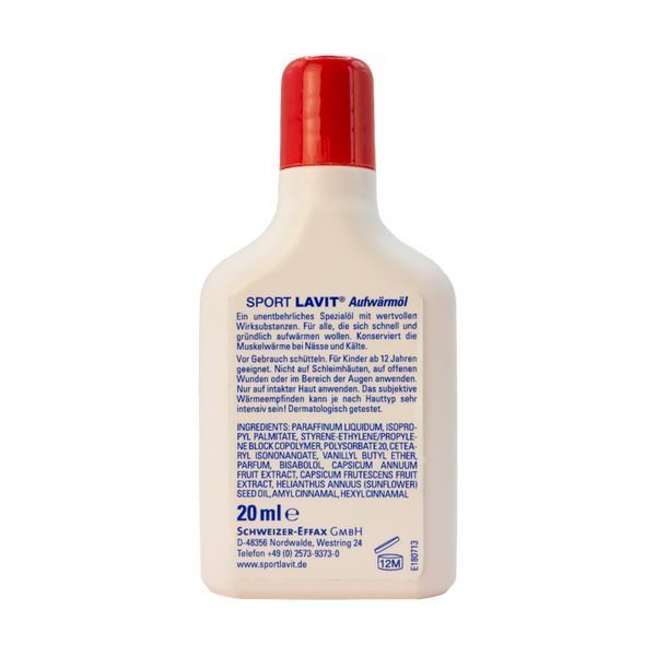 Масло для разогрева мышц Sport Lavit Sportoil Aktiv 20ml Mini 39754700 фото