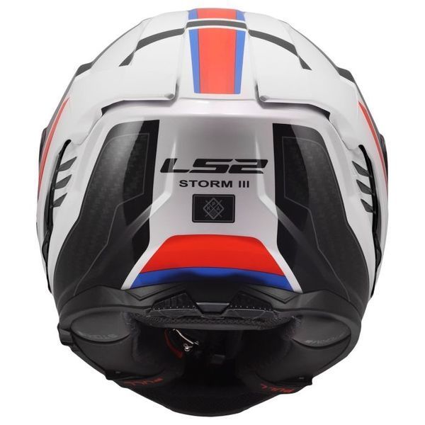 Мотошлем LS2 FF818 Storm 3 Sporty White Blue Red S 168180402S фото