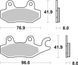 Гальмівні колодки SBS Racing Brake Pads, EVO Sinter/Sinter 638RSI фото 1