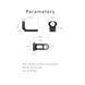 Кронштейн монтажний на дзеркало Chigee Rearview Mirror Mount M8/M10 Screw MFP0057 фото 2