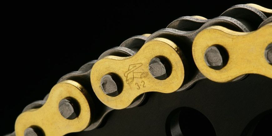 Ланцюг Renthal R3-3 Chain - 520 [Gold], 520-120L / Seal Ring C416 фото