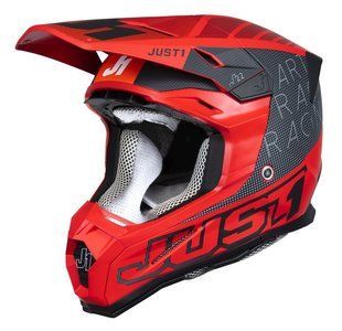 Мотошлем Just1 J22-F Dynamo Black Red (M) 606002017100104 фото
