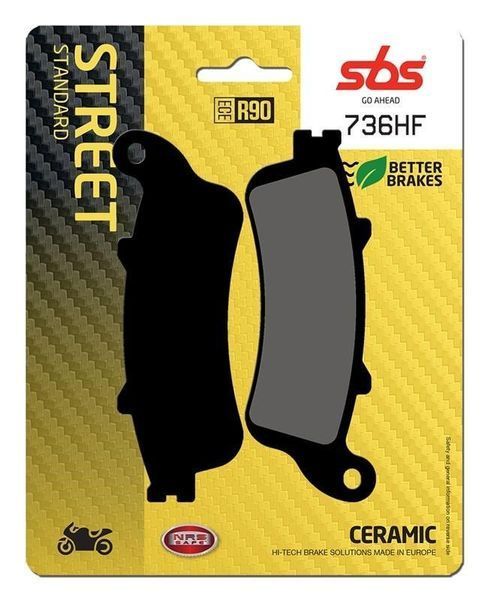 Тормозные колодки SBS Standard Brake Pads, Ceramic 736HF фото