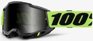 Окуляри 100% ACCURI 2 SAND Goggle Neon Yellow - Smoke Lens, SAND 50020-00008 фото