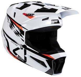 Шолом LEATT Moto 3.5 JR Helmet + Goggle [White], YM 1025450160 фото