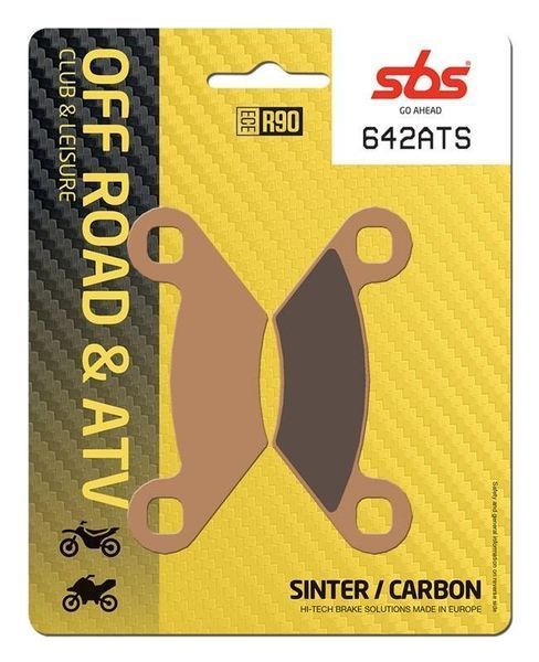 Тормозные колодки SBS Standard Brake Pads, Sinter/Carbon 642ATS фото