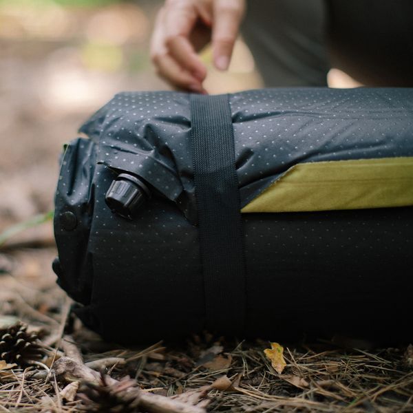 Килимок самонадувний Tramp комфорт з можливістю зістібання olive 190x60x3 UTRI-015 UTRI-015 фото
