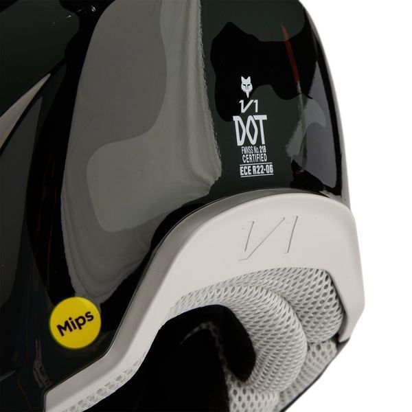 Шлем FOX V1 HELMET - BNKR [Black], L 31375-247-L фото