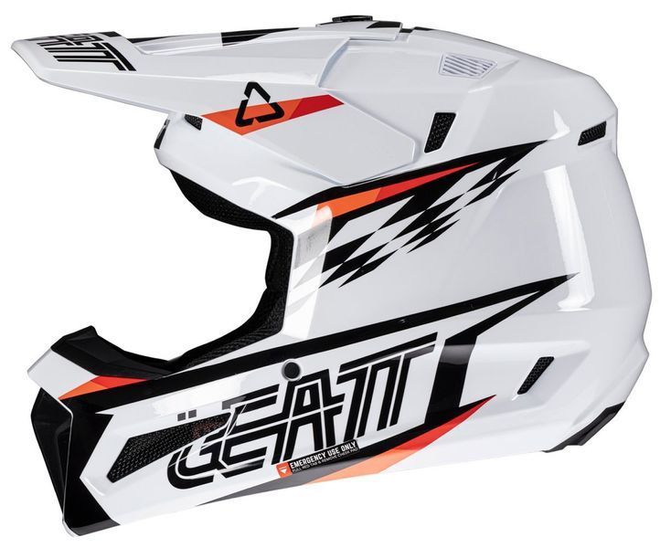 Шолом LEATT Moto 3.5 JR Helmet + Goggle [White], YM 1025450160 фото