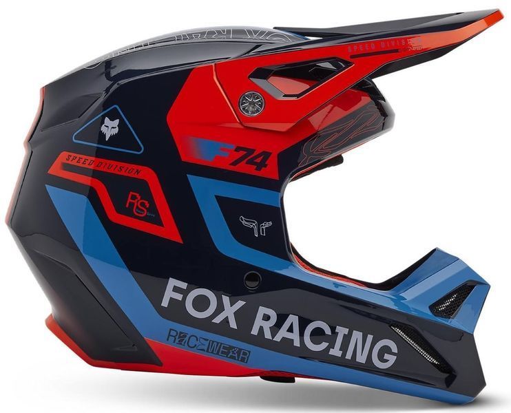 Шолом FOX YTH V1 Helmet - RACE SPEC [Midnight], YS 33047-329-YS фото