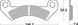 Гальмівні колодки SBS Standard Brake Pads, Sinter/Carbon 912ATS фото 1