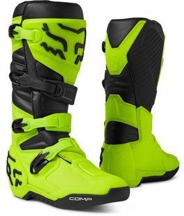 Мотоботы FOX COMP Boot [Flo Yellow], 10 28373-130-10 фото