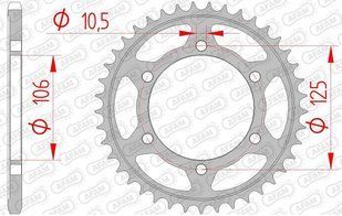 Звезда AFAM 520 Steel Chainwheel - Triumph [Silver], 51z 86606-51 фото