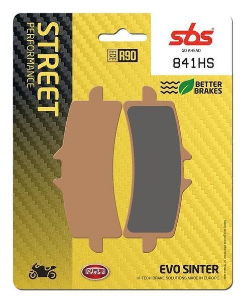 Гальмівні колодки SBS Performance Front Brake Pads, Sinter 841HS фото