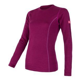 Термофутболка жіноча Sensor Merino Active LS lilla 12110027, SW11MA-lilla-M SW11MA-lilla-M фото
