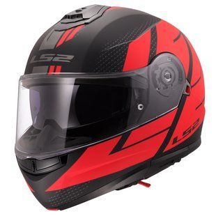 Мотошлем LS2 FF908 Strobe 2 Code Matt Black Red (S) 569082431S фото