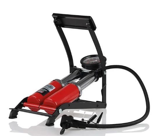 Премиум ножной двухцилиндровый насос "Редал max pro" Heyner красный 225000 фото