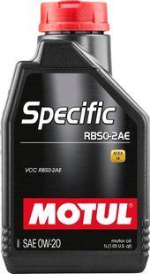 Масло моторное MOTUL Specific RBS0-2AE SAE 0W20 (1L) 106044 фото