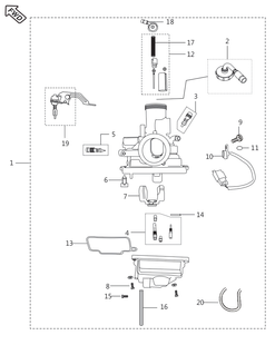 Винт регулировки качества смеси карбюратора Bajaj Boxer 150 DH121169 фото