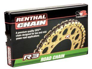 Ланцюг Renthal R3-3 Chain - 520 [Gold], 520-118L / Seal Ring C430 фото