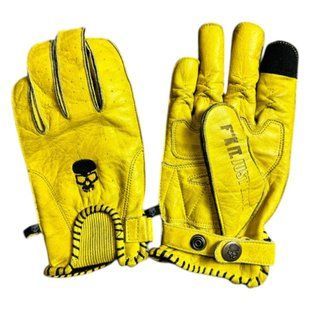 Моторукавиці Bobhead Shifter Leather Yellow S BHGSH-01 фото