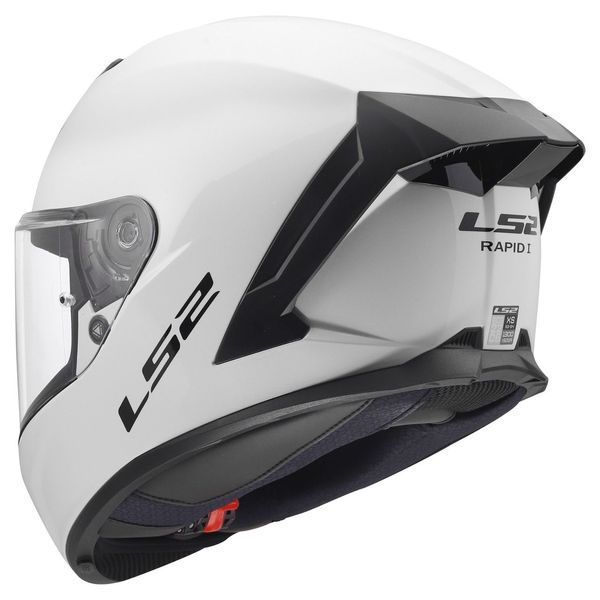 Мотошолом LS2 FF820 Rapid 3 Solid Gloss White XS 168200002XS фото