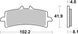 Тормозные колодки SBS Track Days Front Brake Pads, Sinter 901RST фото 1