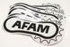 Наклейка AFAM Sticker [Black] AFAM-STICK-TRBW-S фото