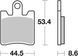 Гальмівні колодки SBS Performance Front Brake Pads, Sinter 740HS фото 1