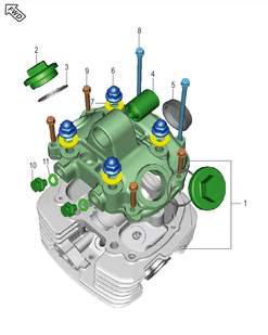 Кришка головки циліндру Bajaj Pulsar 150-180 DH102103 фото