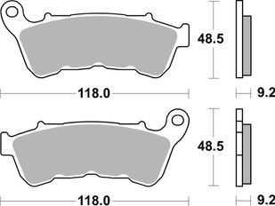 Гальмівні колодки SBS Ultra Quit Brake Pads, Ceramic 934H.HF фото