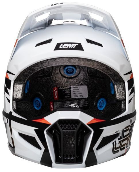Шолом LEATT Moto 3.5 Helmet + Goggle [White], S 1025100541 фото