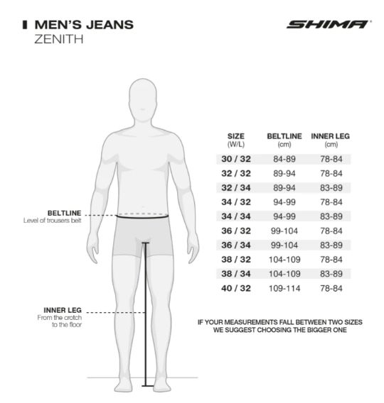 Мотоджинси Shima ZENITH MEN PNT BLUE 38/32 zenithbl38 фото