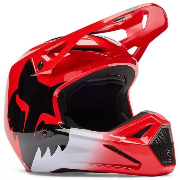 Шлем FOX V1 Helmet - SHIELD [Flo Red], S 36385-110-S фото