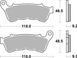 Гальмівні колодки SBS Ultra Quit Brake Pads, Ceramic 934H.HF фото 1