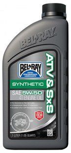 Масло моторное Bel-Ray ATV&SXS Synthetic Engine Oil [1л], 5w-50 302664150160 фото