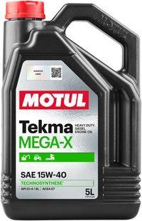 Масло моторное MOTUL TEKMA MEGA-X SAE 15W40 5L 114238 фото